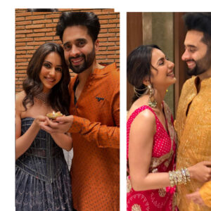 Rakul Preet Singh and Jackky Bhagnani give a glimpse of their first Diwali celebrations after marriage